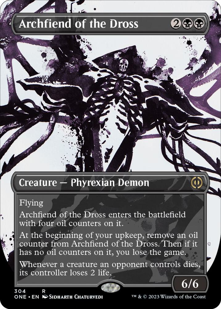 Archfiend of the Dross (Showcase) 304 card from Phyrexia: All Will Be One