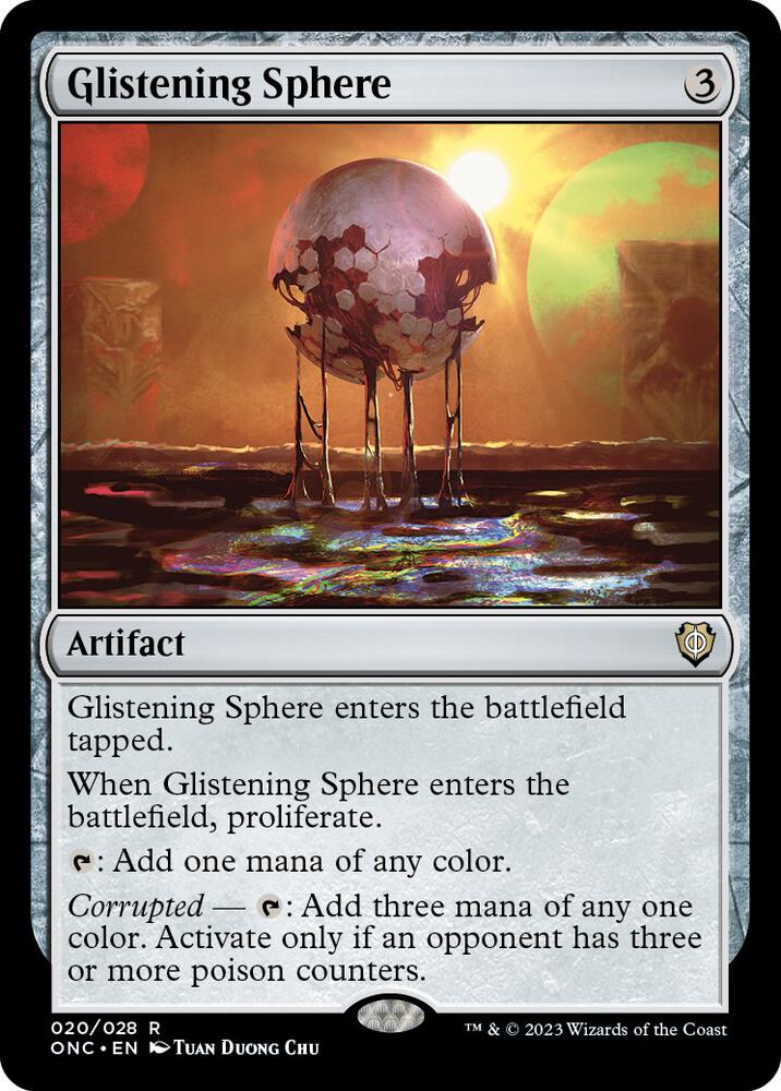 Glistening Sphere 20 card from Commander: Phyrexia: All Will Be One