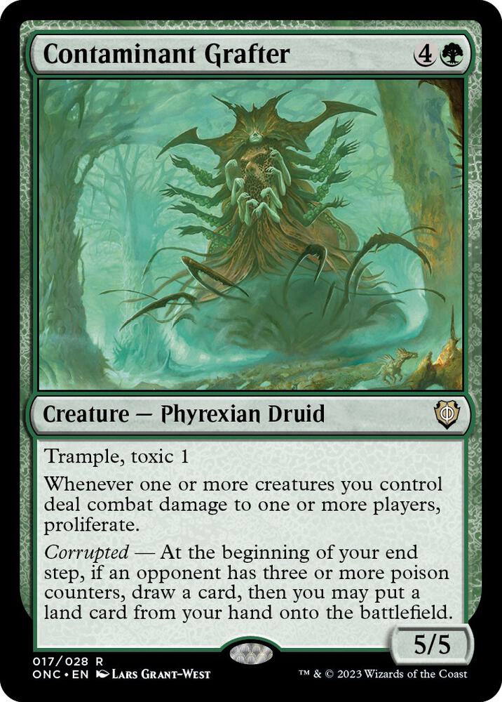 Contaminant Grafter 17 card from Commander: Phyrexia: All Will Be One