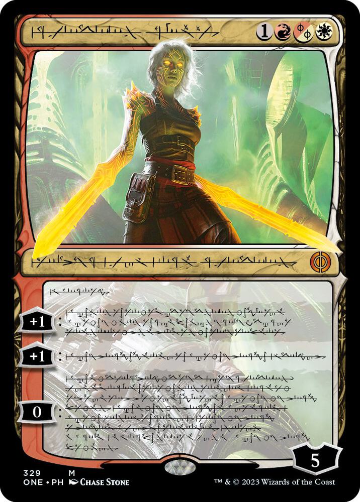 Nahiri, the Unforgiving (Phyrexian) 329 card from Phyrexia: All Will Be One