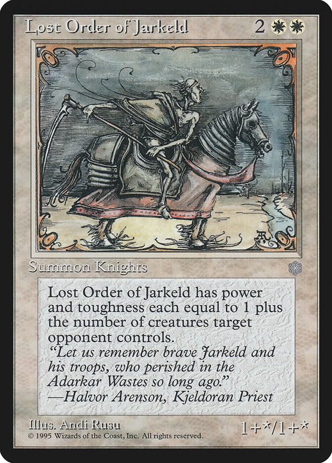 Lost Order of Jarkeld card from Ice Age