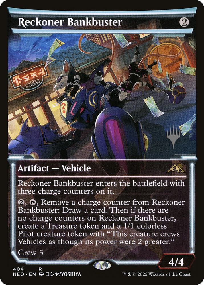 Reckoner Bankbuster (Showcase) 404 card from Promo Pack: The Brothers' War