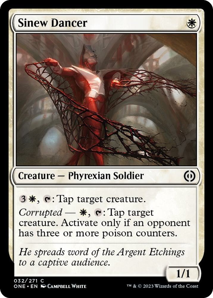 Sinew Dancer 32 card from Phyrexia: All Will Be One