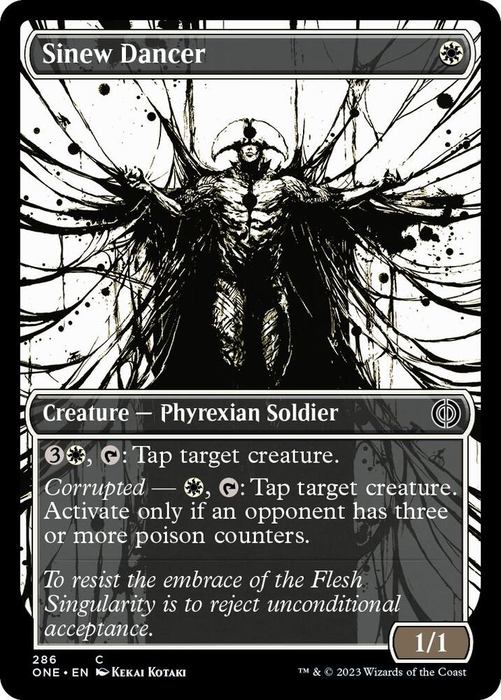 Sinew Dancer (Showcase) 286 card from Phyrexia: All Will Be One