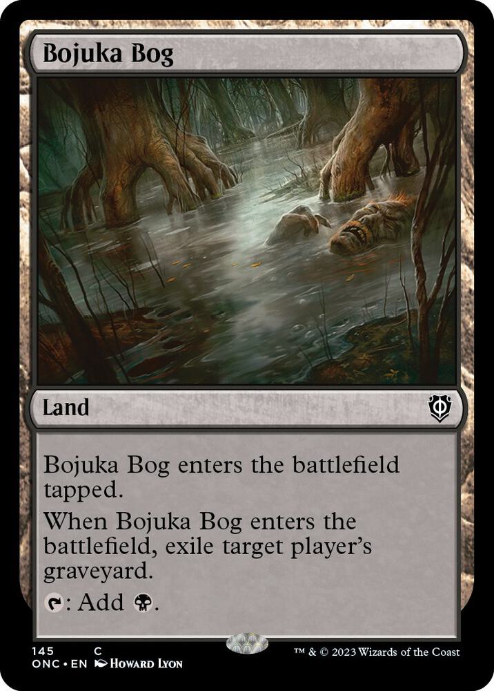 Bojuka Bog 145 card from Commander: Phyrexia: All Will Be One