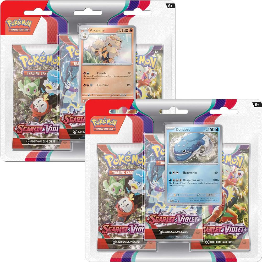 Scarlet & Violet 3 Pack Blister [Set of 2] card from SV01: Scarlet & Violet Base Set