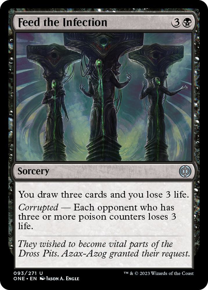 Feed the Infection 93 card from Phyrexia: All Will Be One