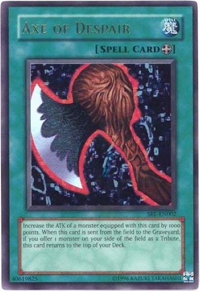 Axe of Despair SRL-EN002 card from Spell Ruler (Worldwide English)