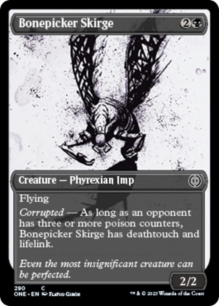 Bonepicker Skirge (Showcase) 290 card from Phyrexia: All Will Be One