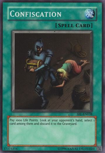 Confiscation SRL-EN038 card from Spell Ruler (Worldwide English)
