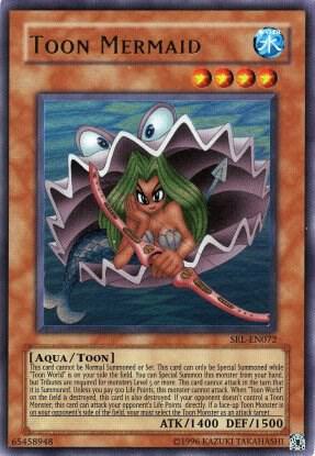 Toon Mermaid SRL-EN072 card from Spell Ruler (Worldwide English)