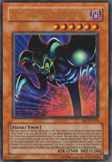Toon Summoned Skull SRL-EN073 card from Spell Ruler (Worldwide English)