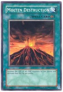 Molten Destruction SRL-EN098 card from Spell Ruler (Worldwide English)