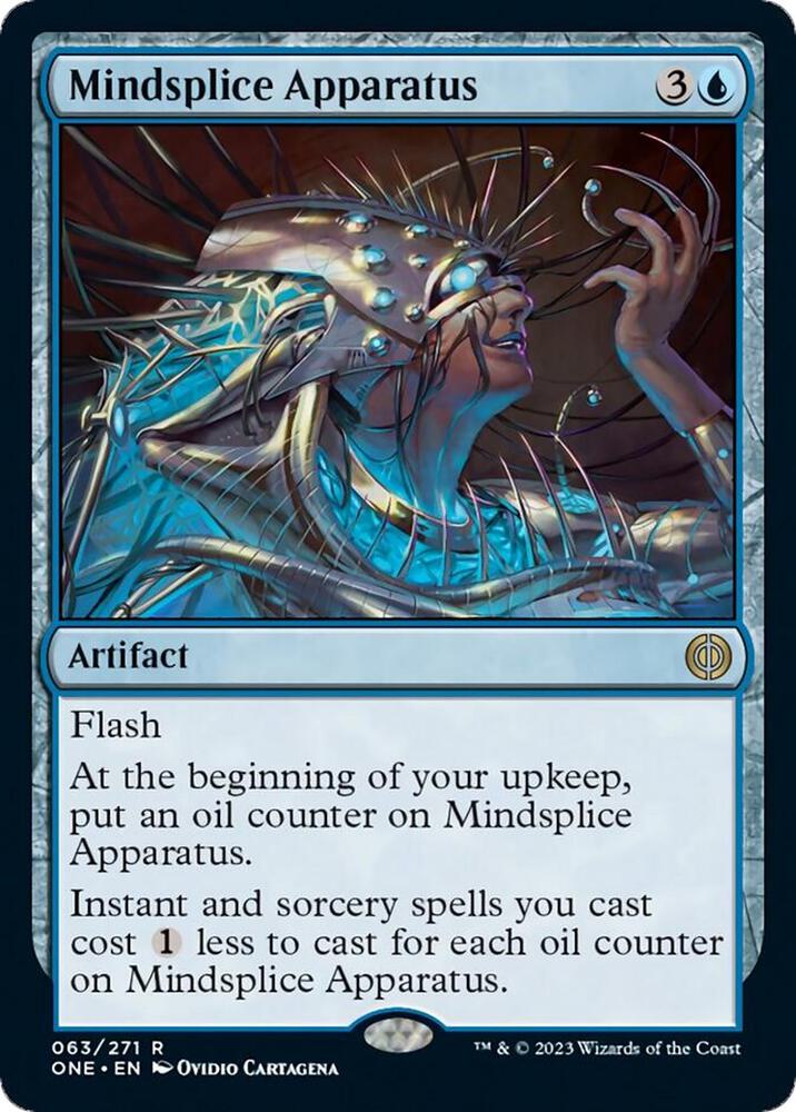 Mindsplice Apparatus 63 card from Phyrexia: All Will Be One