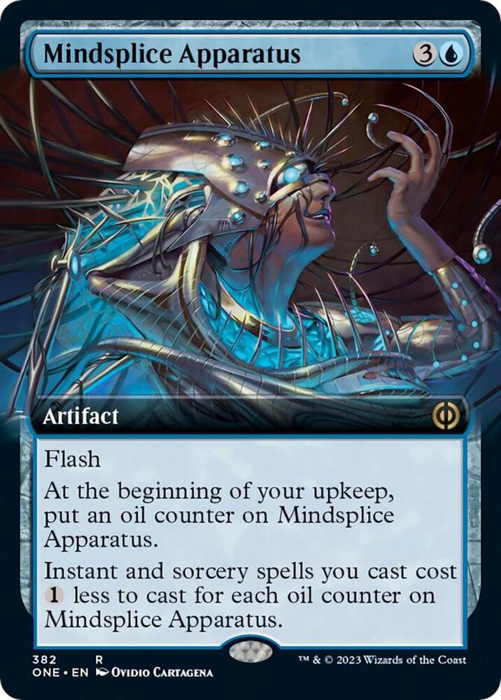 Mindsplice Apparatus (Extended Art) 382 card from Phyrexia: All Will Be One