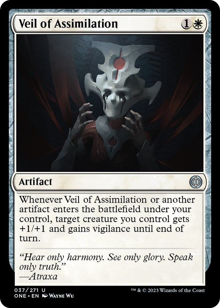 Veil of Assimilation 37 card from Phyrexia: All Will Be One