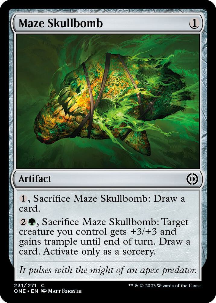 Maze Skullbomb 231 card from Phyrexia: All Will Be One