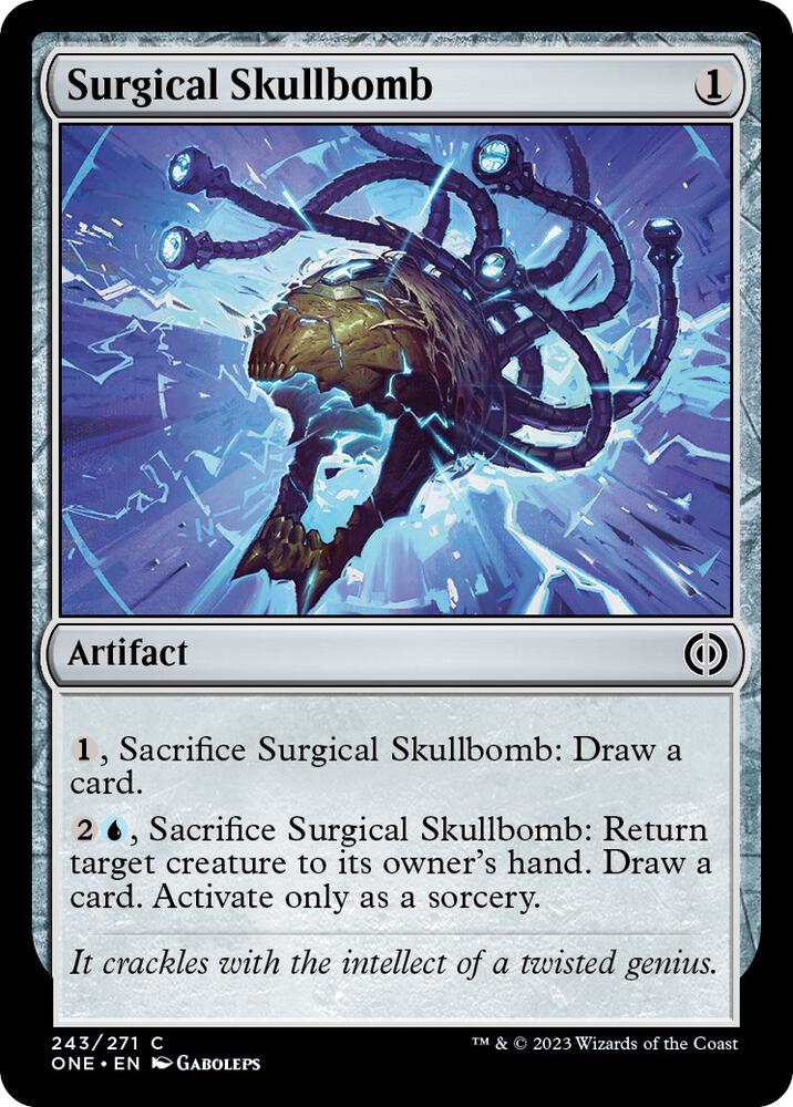 Surgical Skullbomb 243 card from Phyrexia: All Will Be One