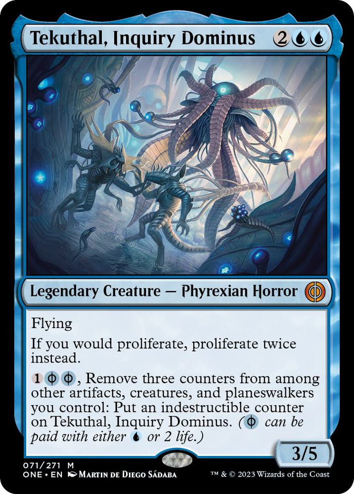Tekuthal, Inquiry Dominus 71 card from Phyrexia: All Will Be One