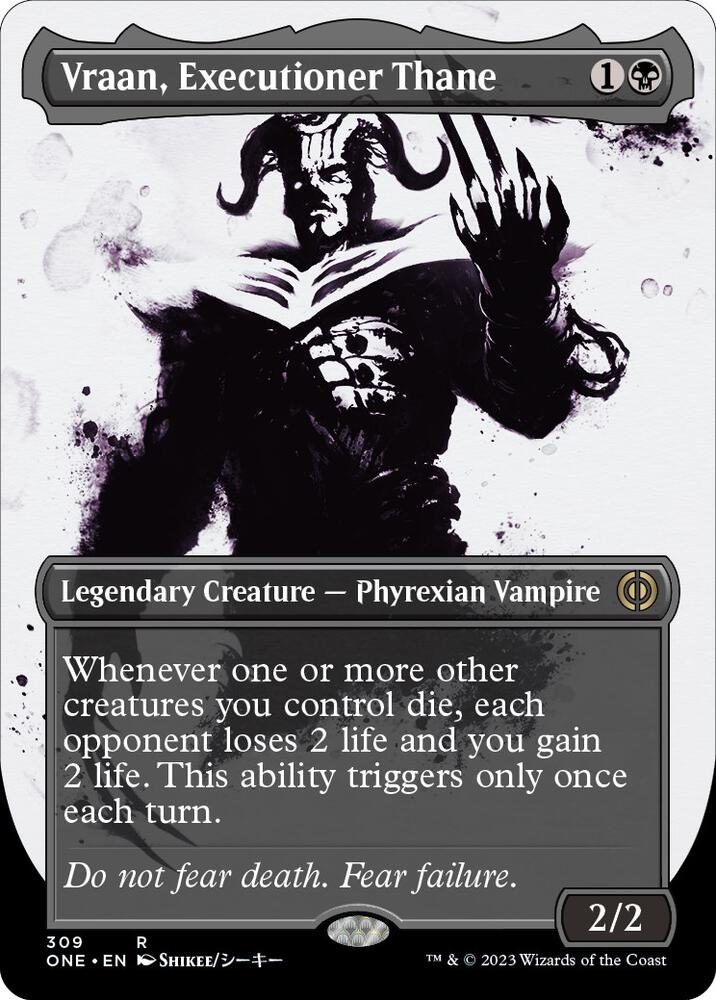 Vraan, Executioner Thane (Showcase) 309 card from Phyrexia: All Will Be One