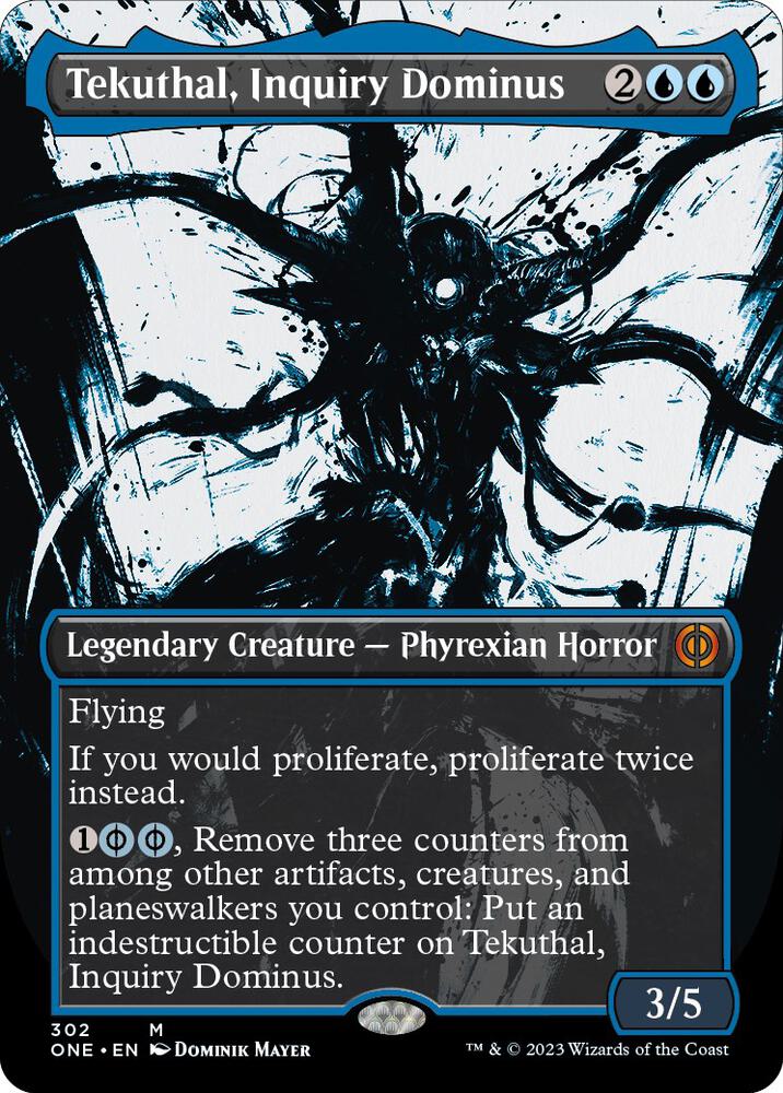 Tekuthal, Inquiry Dominus (Showcase) 302 card from Phyrexia: All Will Be One