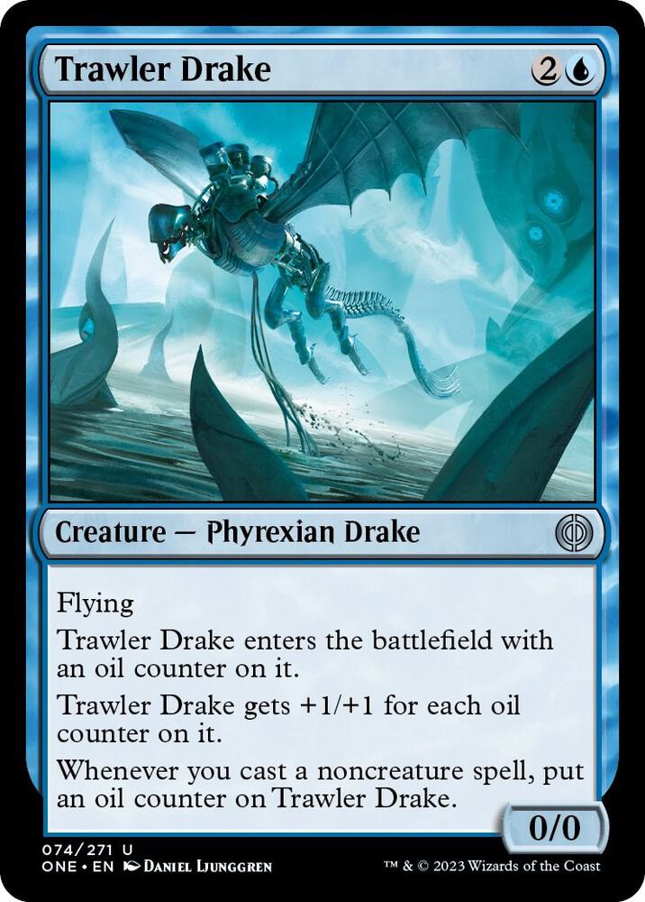 Trawler Drake 74 card from Phyrexia: All Will Be One