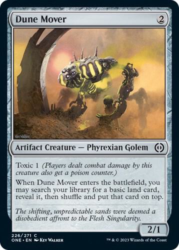Dune Mover 226 card from Phyrexia: All Will Be One