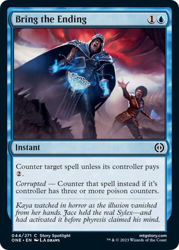 Bring the Ending 44 card from Phyrexia: All Will Be One