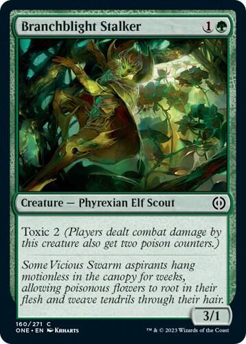 Branchblight Stalker 160 card from Phyrexia: All Will Be One