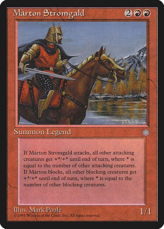Marton Stromgald 199 card from Ice Age