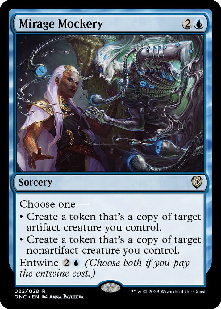 Mirage Mockery 22 card from Commander: Phyrexia: All Will Be One