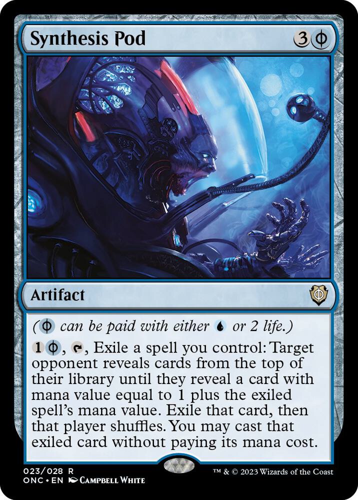 Synthesis Pod 23 card from Commander: Phyrexia: All Will Be One