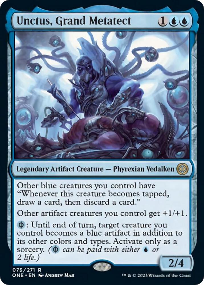 Unctus, Grand Metatect 75 card from Phyrexia: All Will Be One