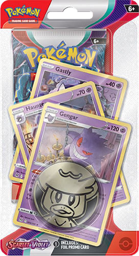 Scarlet & Violet Premium Checklane Blister [Gengar] sealed product from SV01: Scarlet & Violet Base Set