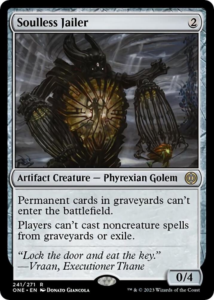 Soulless Jailer 241 card from Phyrexia: All Will Be One
