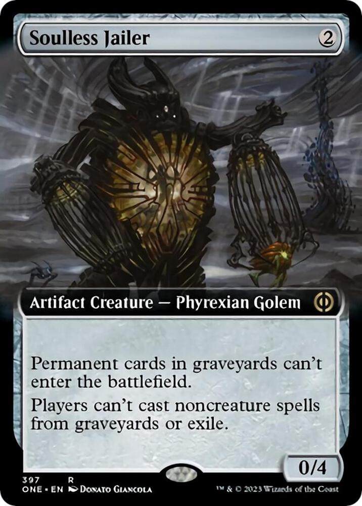 Soulless Jailer (Extended Art) 397 card from Phyrexia: All Will Be One