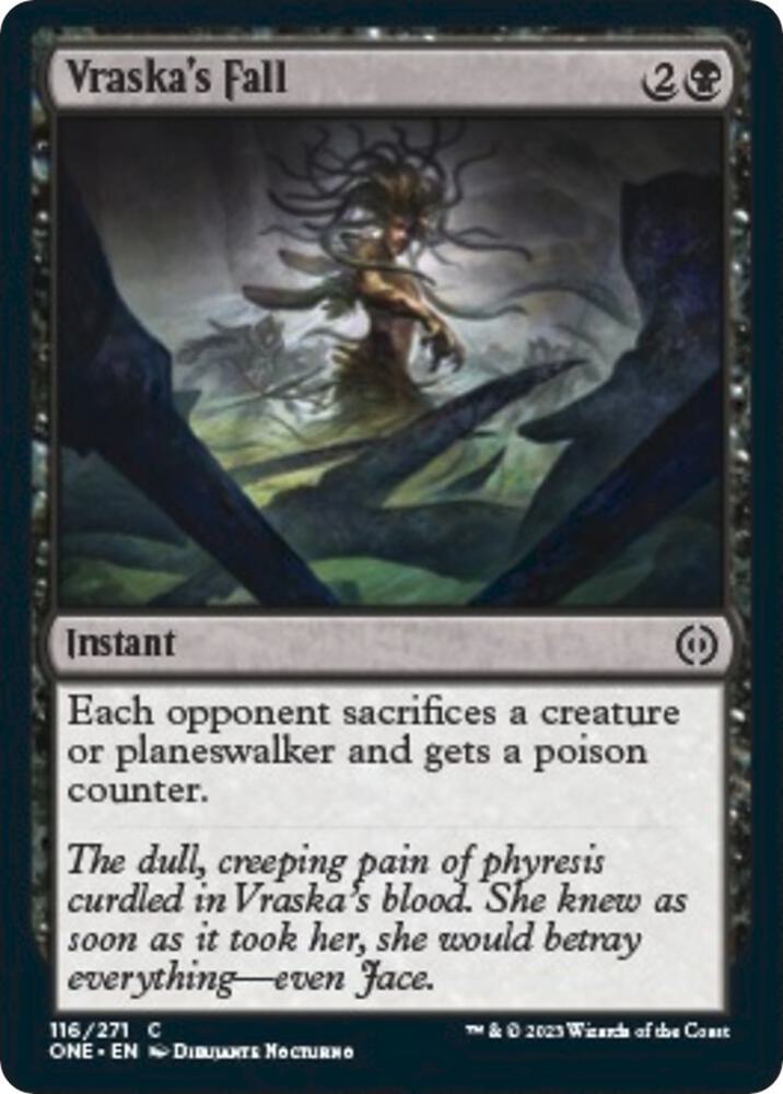 Vraska's Fall 116 card from Phyrexia: All Will Be One