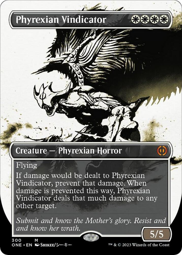 Phyrexian Vindicator (Showcase) 300 card from Phyrexia: All Will Be One