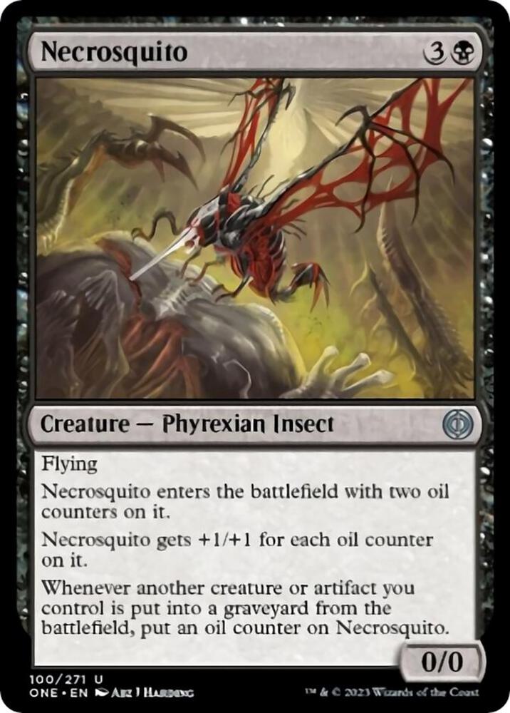 Necrosquito 100 card from Phyrexia: All Will Be One