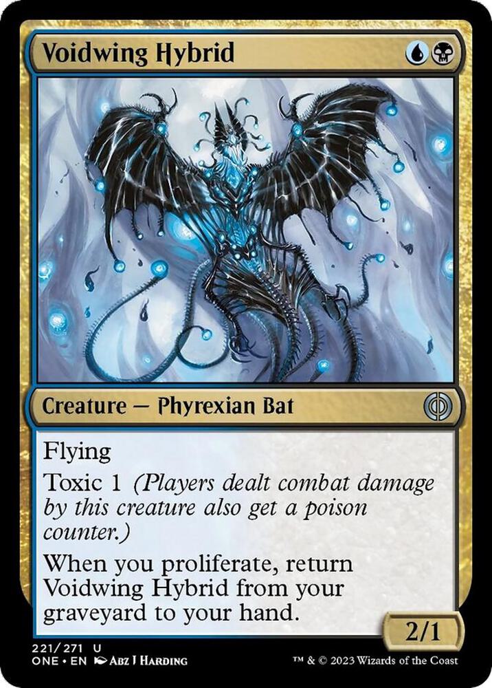 Voidwing Hybrid 221 card from Phyrexia: All Will Be One
