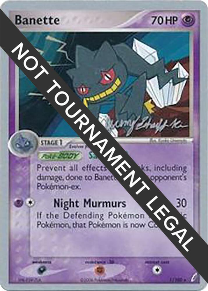 Banette - 2007 (Jeremy Scharff-Kim) 1/100 card from World Championship Decks