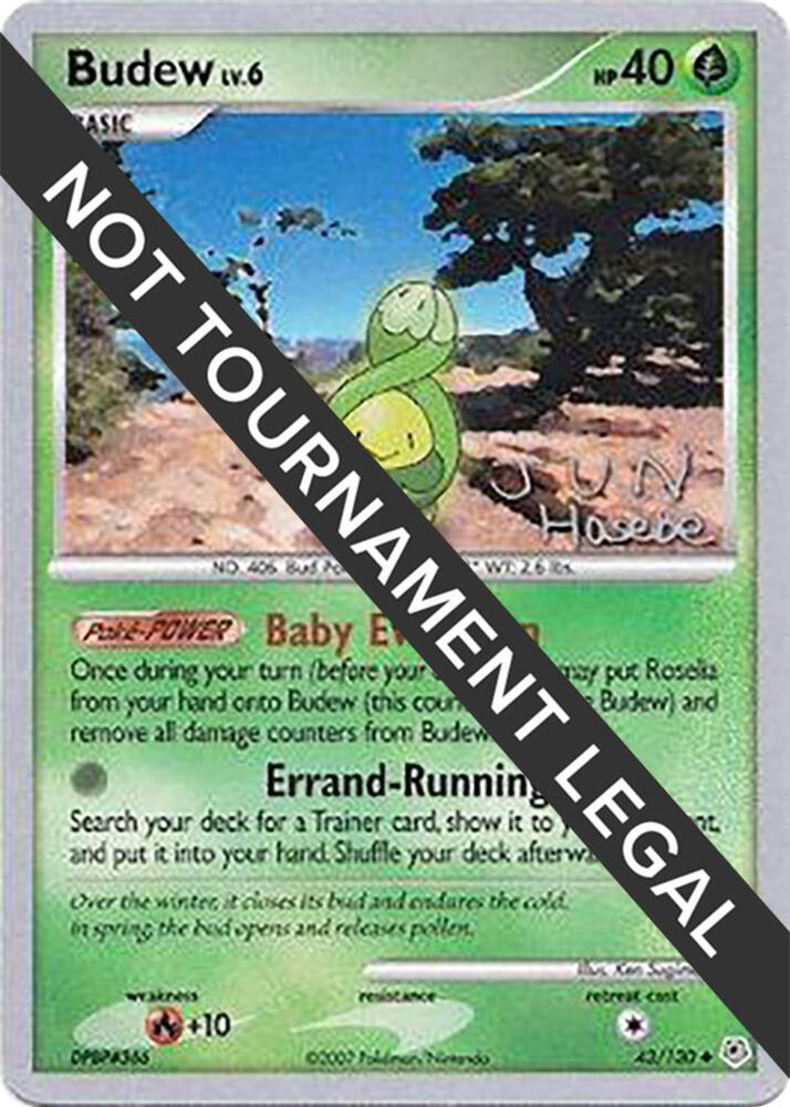 Budew - 2007 (Jun Hasebe) 43/130 card from World Championship Decks
