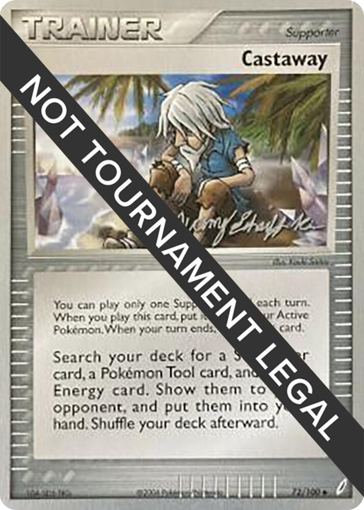 Castaway - 2007 (Jeremy Scharff-Kim) 72/100 card from World Championship Decks