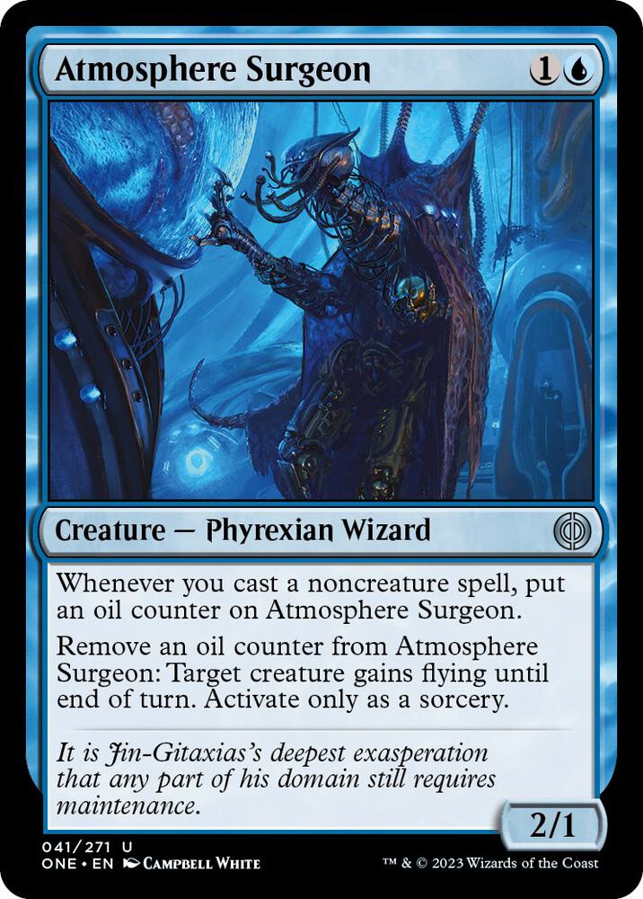 Atmosphere Surgeon 41 card from Phyrexia: All Will Be One