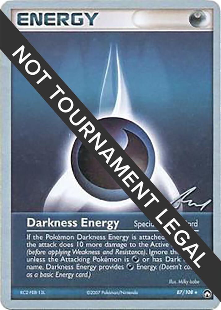 Darkness Energy - 2007 (Tom Roos) 87/108 card from World Championship Decks