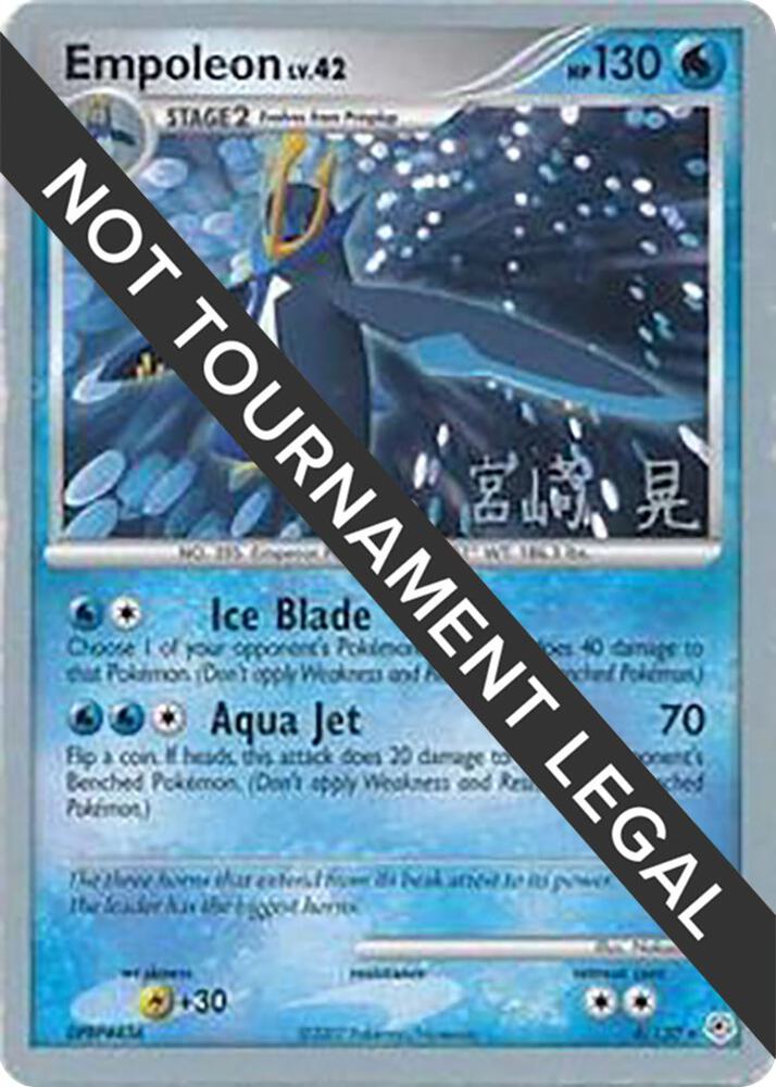 Empoleon - 2007 (Akira Miyazaki) 4/130 card from World Championship Decks