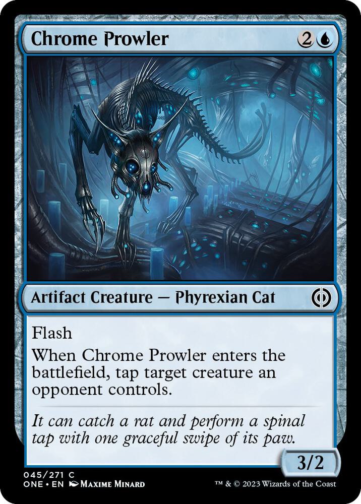 Chrome Prowler 45 card from Phyrexia: All Will Be One