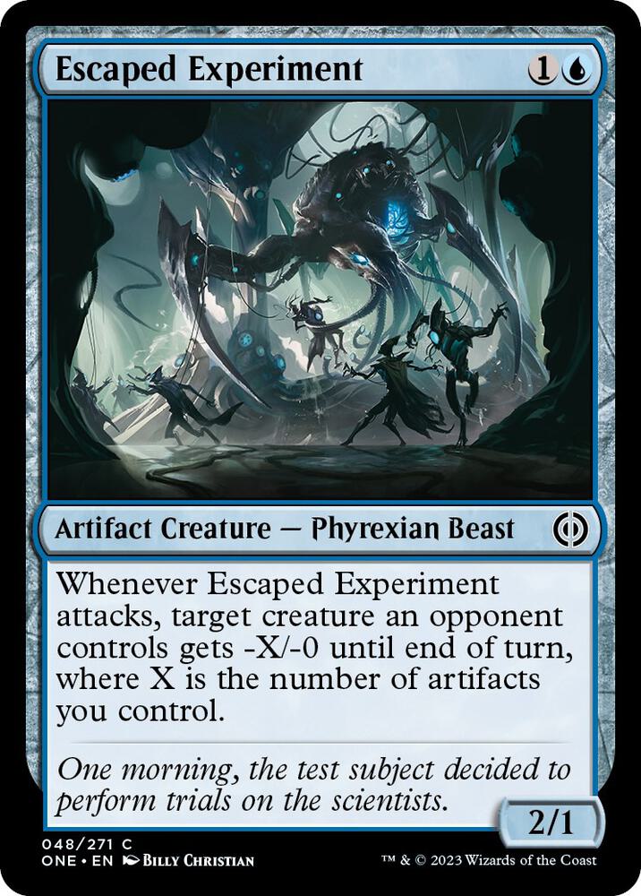 Escaped Experiment 48 card from Phyrexia: All Will Be One