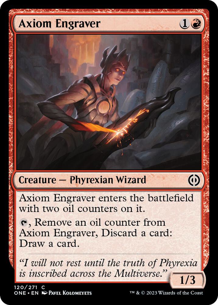 Axiom Engraver 120 card from Phyrexia: All Will Be One