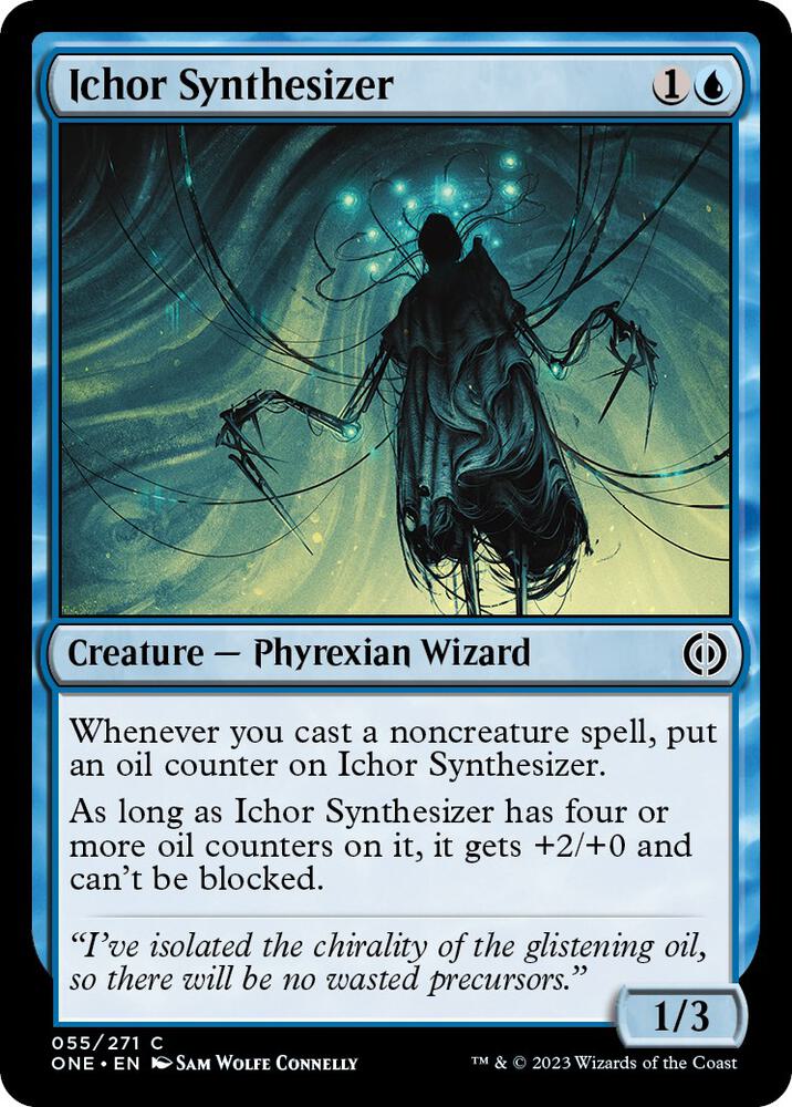 Ichor Synthesizer 55 card from Phyrexia: All Will Be One